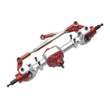 Maxbell RC Front and Rear Axle Housing DIY Accs Spare Model Toy for MN82 D91 1/12 RC Red Front