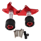 Maxbell 2 PCS Frame Sliders Engine Crash Protector Falling Protection for Honda Red
