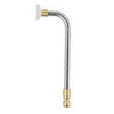 Max Pressure Washer Gutter Rod 90 Degrees 16cm 1/4'' Quick Release White