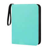 Maxbell Sturdy 400 Card Pocket Binder Organizer Holder for Business Cards Game Cards Green