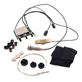 Max Maxb Guitar Pickups Active Piezo Pickup EQ Preamp System for Acoustic Guitar