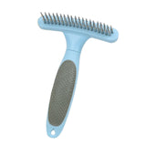 Maxbell Pet Grooming Brush Tangles Removing Undercoat Rake for Pet Supplies Kitten Blue