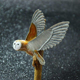 Maxbell Cartoon Enamel Owl Flying Bird Elegant Party Brooch Pin Charms Jewelry