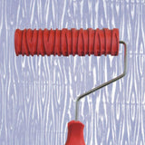 Max Maxb 7-Inch Assorted Embossed Pattern Painting Roller with Plastic Handle 2