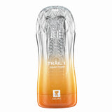 Maxbell Male Masturbator Cup Soft Vagina Adult Endurance Exercise Sex Toys Orange