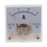 Max DC Ammeter Analog Panel Meter Amp Meter Current Panel Meter Gauge 0-15A(75mV)