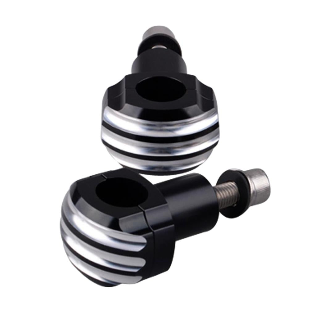 Max Maxb CNC Aluminum Handlebar Clamp Code Universal Fit For Harley Motorcycle Black