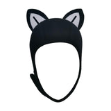 Maxbell Cat Ears Wetsuit Hood Hat for Woman Children Convenient to Wear and Take Off White Ear S