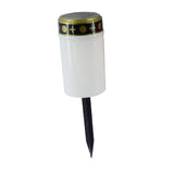 Maxbell Solar Candle Light IP65 Waterproof Memorial Lamp for Garden White Black A