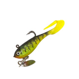 Maxbell Soft Fishing Lure Tackle Diving Mini for Trout Saltwater and Freshwater Black Green