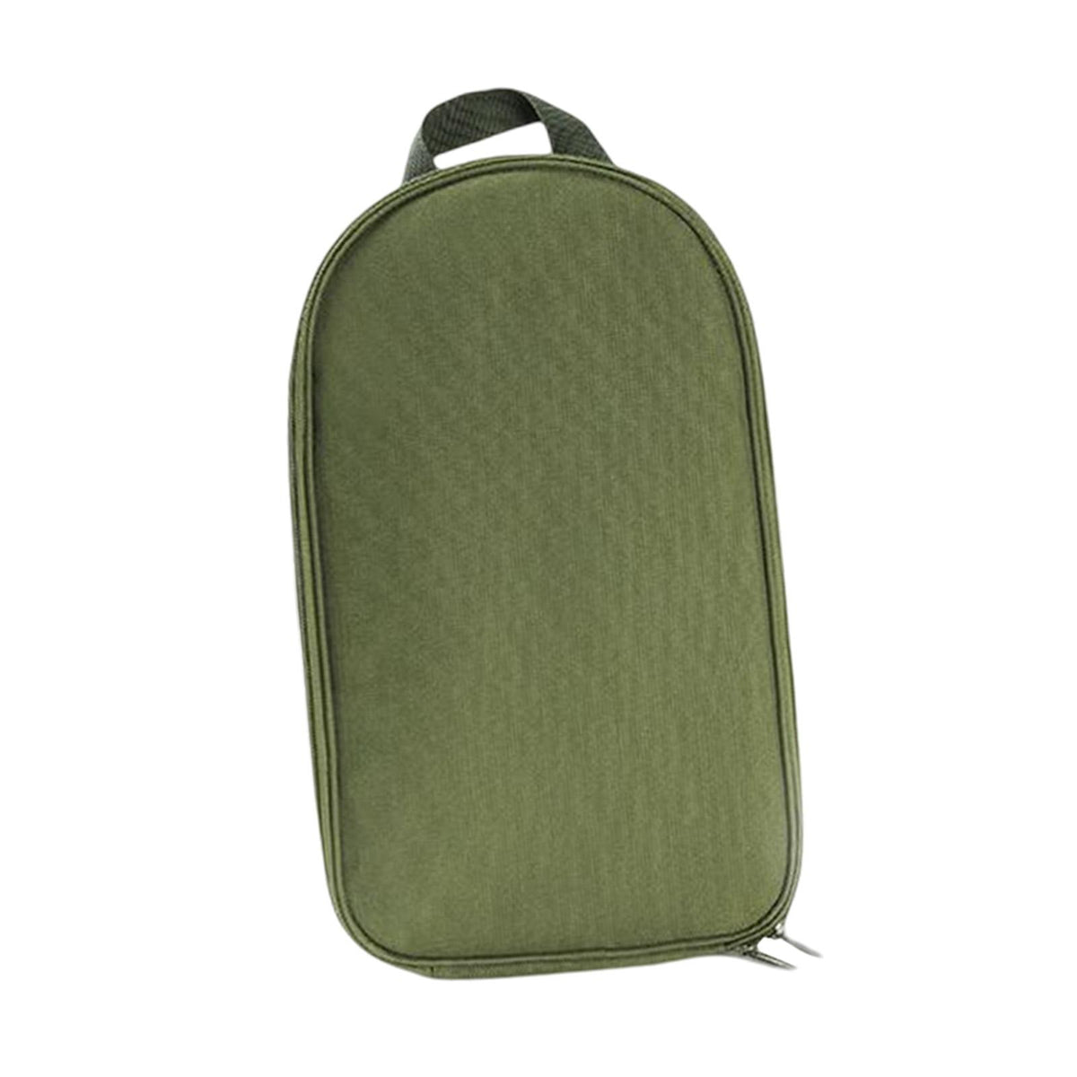 Maxbell Camping Utensils Storage Bag Elastic Straps for Cutlery Set Travel No Pattern Green