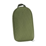 Maxbell Camping Utensils Storage Bag Elastic Straps for Cutlery Set Travel No Pattern Green