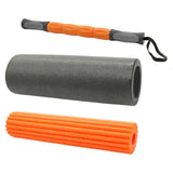 Maxbell Spiky Ball Foam Roller Deep Tissue Muscle Roller Tool 3 in 1 for Exercise