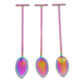 Max Stainless Steel Cocktail Swizzle Sticks Coffee Spoon Bar Tools Multicolor