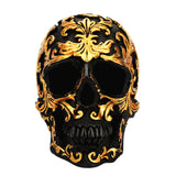 Max Halloween Resin Skull Head Statue Sculpt Carving Human Skeleton Decoration