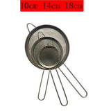 Maxbell 3Pcs Stainless Steel Strainer Kitchen Fine Mesh Colanders  10cm+14cm+18cm