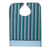 Max Reusable PVC Eating Bib Dining Clothing Protector for Elderly Adults Green