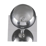 Max Maxb Ceiling Mounted Chromed Iron Wall Sconce Lamp for Bedroom MR16 Without Light