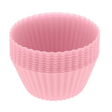 Max Silicone Muffin Cup Round 7cm Cake Cup Small Cake Mould Pink