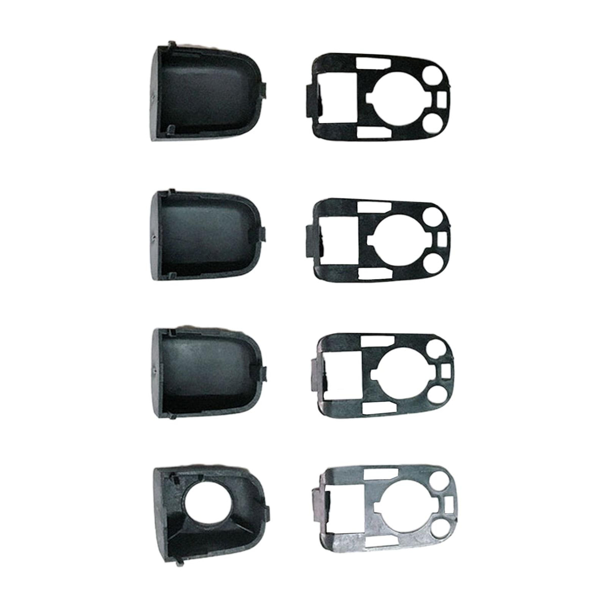 Maxbell 4x Door Handle Cap Cover Set for Peugeot 307 Durable Easy Installation