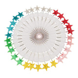 Max 30pcs Multicolor Hijab Scarf Pins Safety Pins Tailor Sewing Pins Star