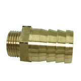 Maxbell 1x Brass Barbed Hose Fitting Connector Adapter with Male Pipe 25mm Barb Dia