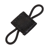 Maxbell Outdoor Gear Holder Clip Multifunctional Elastic Ribbon Buckle for Vest Black