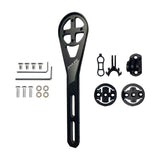 Maxbell Out Front Bike Computer Mount Speedometer Mount Bicycle Stem Handlebar Mount Black