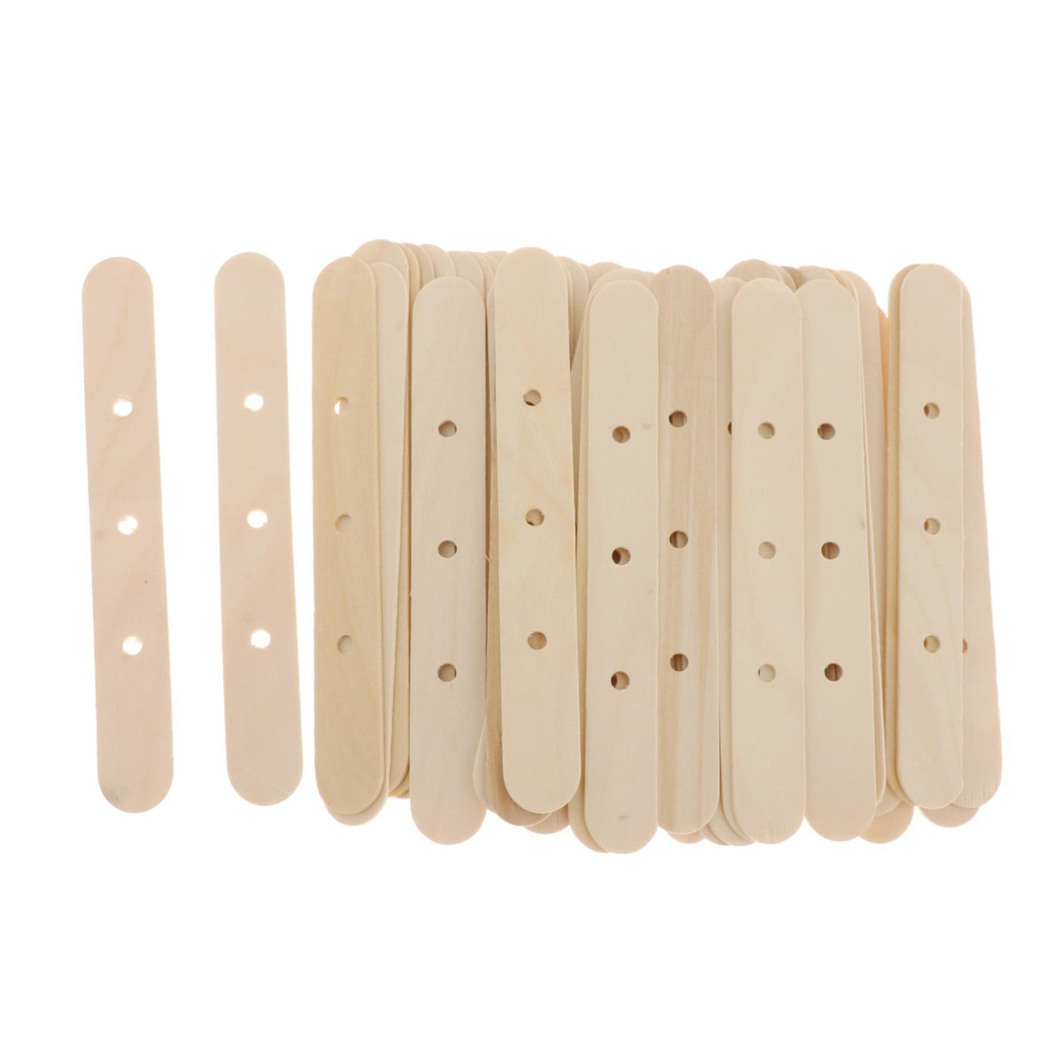 Maxbell DIY Candle Wicks Holder Candle Home Candle Making 150x20MM Three Hole 50Pack