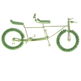 Maxbell Hand Made Metal Craft Bicycle Model Toy Office Desk Home Decor Green