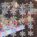 Maxbell 30pcs DIY Plastic Snowflake Christmas Pendants Xmas Hanging Decor Silver