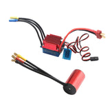 Maxbell Brushless Motor and 35A Electric Speed Controller Waterproof for 1/10 1/12 4400kv