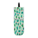 Maxbell Travel Water-resistant Curling Iron Holder Cover Bag Carrying Green