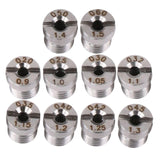 Maxbell 10 Pieces Pressure Washer Spray Fan Nozzle Replacement Tips for Car Cleaning
