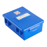 Maxbell Thermometer Disinfection Box Portable Organizer for Mercury Thermometer Blue