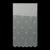 Max Simple Linen Sheer Voile Embroider Window Curtain for Bedroom & Living Room