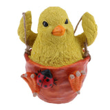 Max Resin Simulation Swing Animal Figurine Garden Ornament Decor Chicken
