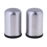 Maxbell 2pcs Stainless Steel Spice Shaker BBQ Condiment Seasoning Box Dispenser 7 Holes L