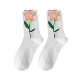 Maxbell Cute 1Pair Women's Socks Ankle Socks Casual Dress Novelty Gift Low Cut White