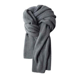 Maxbell Winter Scarf Autumn Fall Comfortable Shawl for Outdoor Sports Hiking Travel Dark Gray