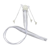 Maxbell Tassel Hair Clips White