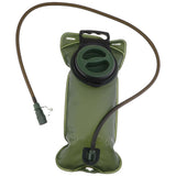 Max 2L Hydration Bladder Water Reservoir Survival Pouch Backpack  Army Green