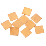 Max 10 Pieces GPU CPU Thermal Heatsink Copper Pad, 0.59x0.59x0.02inch