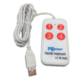 Max USB Handheld Keyboard 4 Buttons for PADS Drawing Shortcut Key