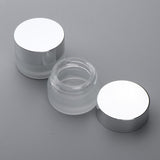 Maxbell Empty Cream Jars Refillable Cosmetic Sample Bottles Glass Containers 5g