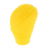 Max Car Silicone Oval Non Slip Gear Head Shift Knob Protector Cover Glove Yellow