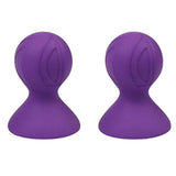 Maxbell 1 Pair Silicone Nipple Sucker Pump Breast Massager Enhancer Pump Purple