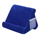 Maxbell Soft Pillow Stands For Tablet iPad Book Reader Holder Rest Cushion Blue
