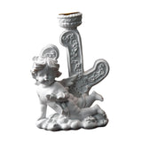 Maxbell Nordic Angel Candle Holder Decoration Figurine Collection for Wedding Party No.4