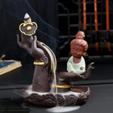 Maxbell Creative Ceramic Incense Censer Burners Home Office Decoration Guanyin